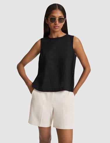Siyah Regular Fit Bluz