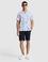 Lacivert Slim Fit Dokuma Şort