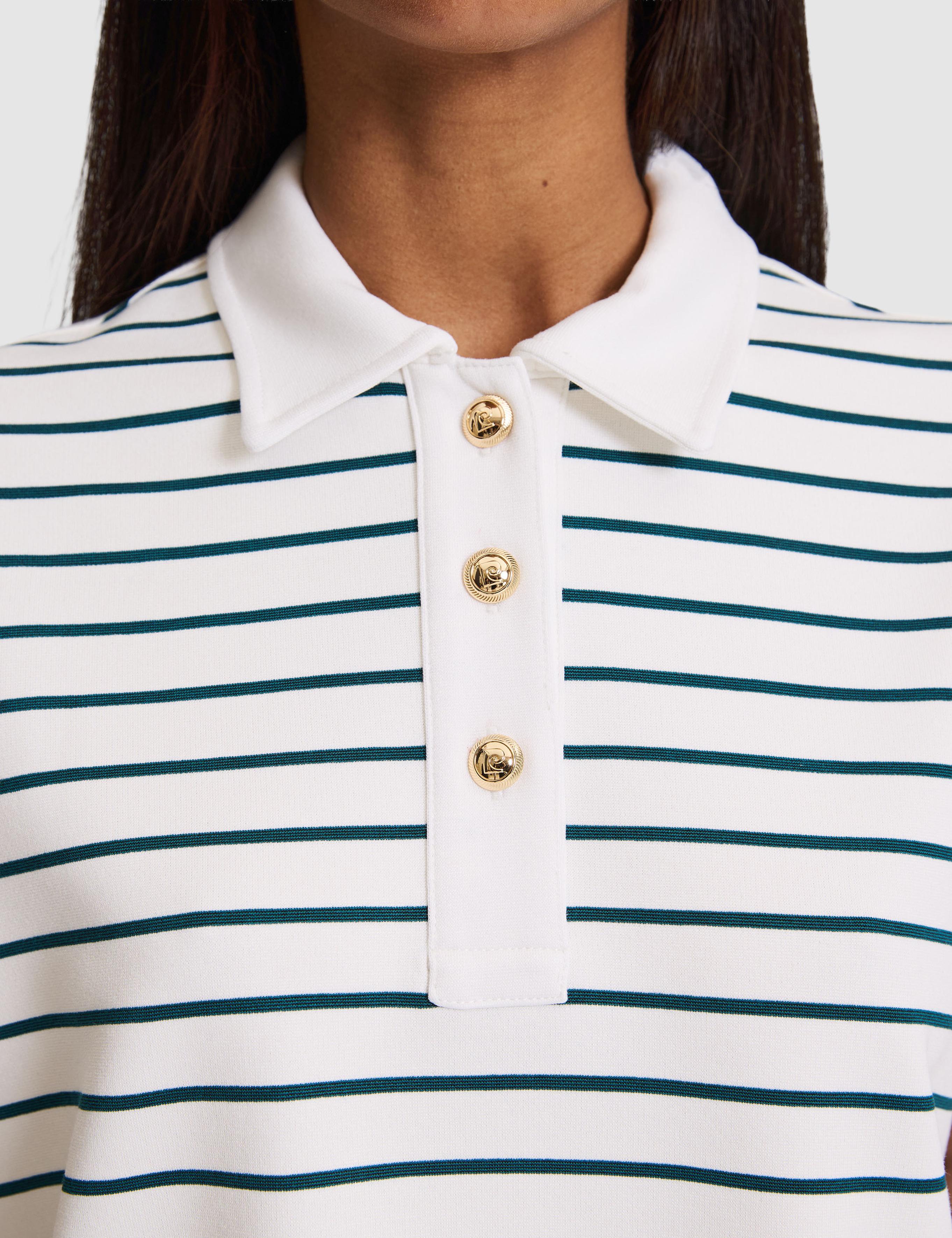 Koyu Yeşil Comfort Fit Polo Yaka Tişört
