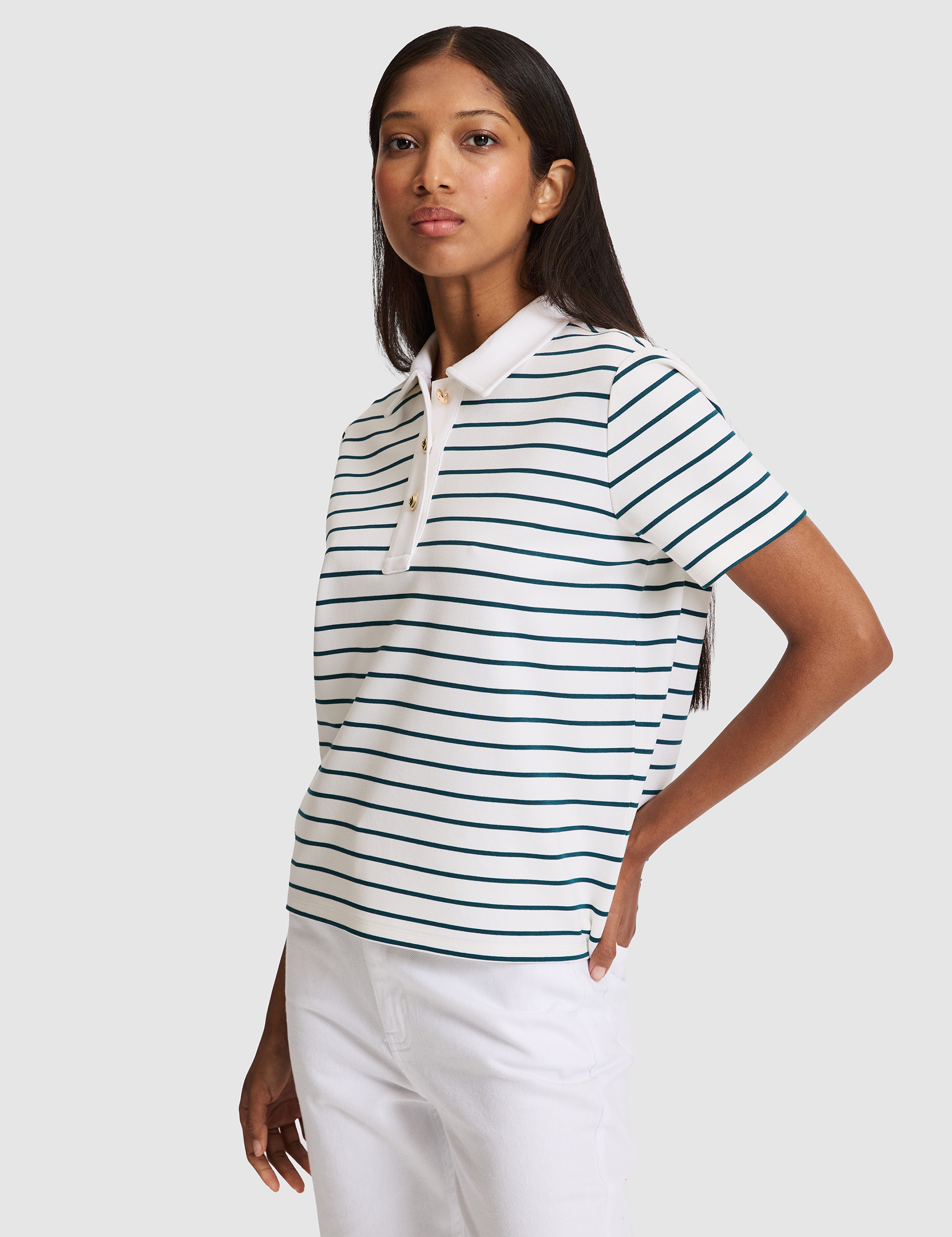 Koyu Yeşil Comfort Fit Tişört - Image 1