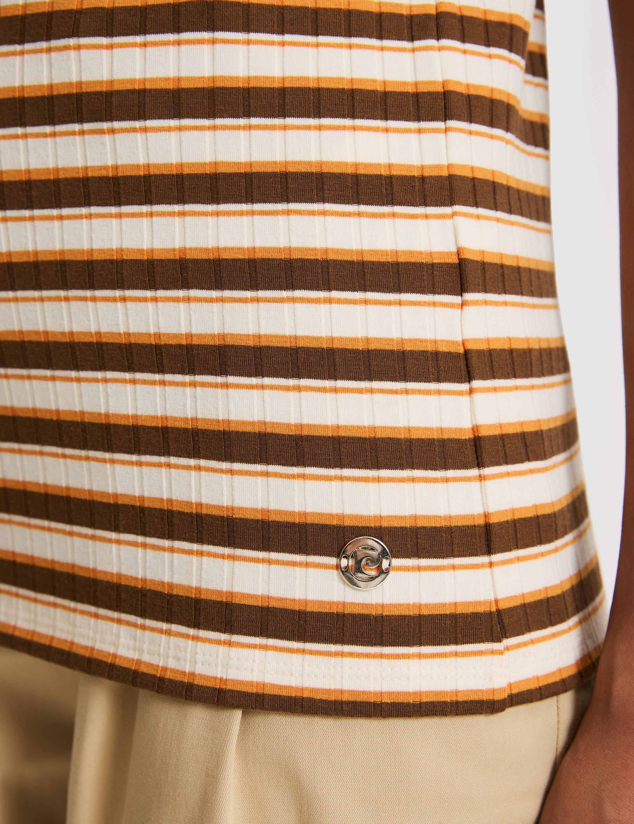 Turuncu Slim Fit Polo Yaka Tişört - 50326850007