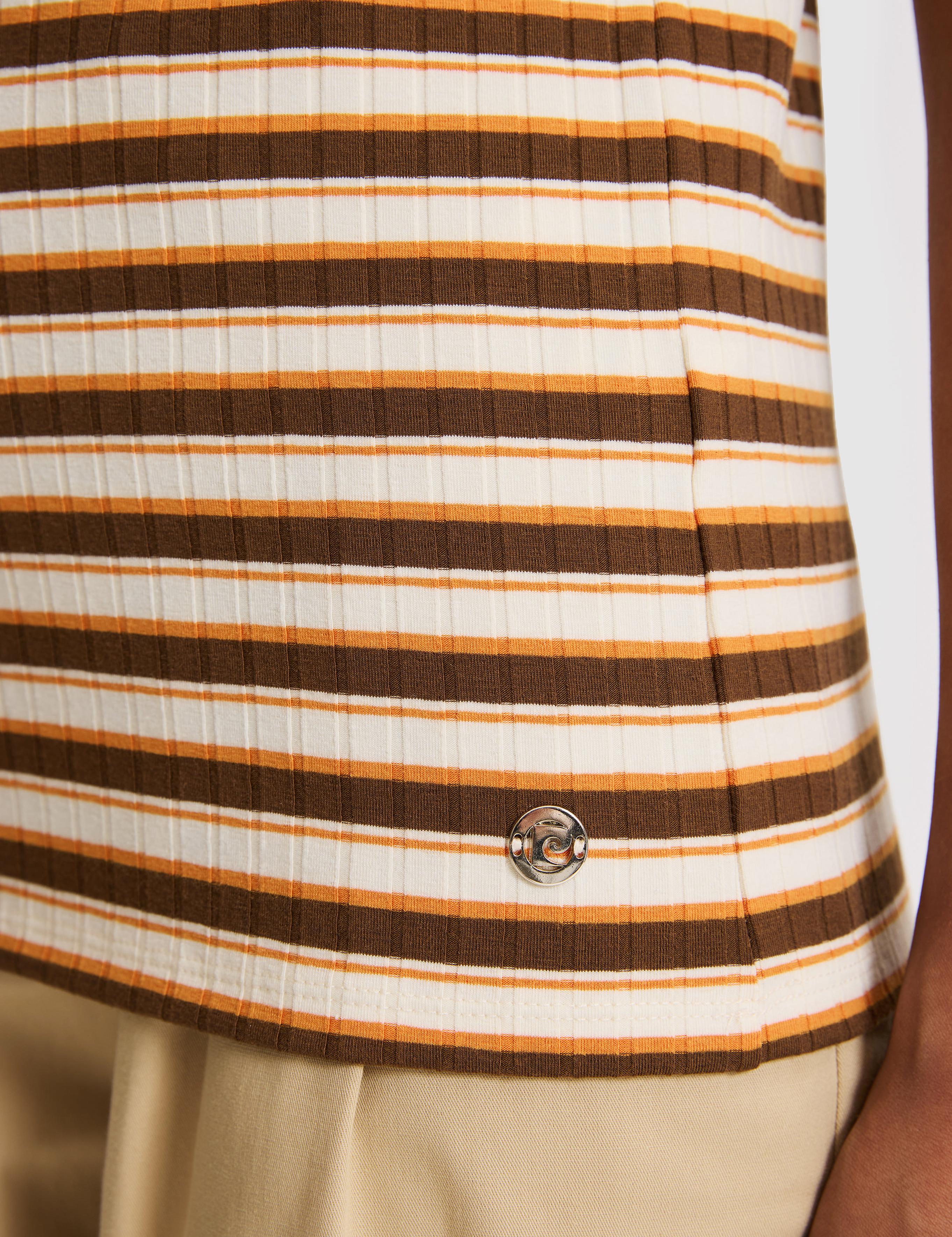 Turuncu Slim Fit Polo Yaka Tişört