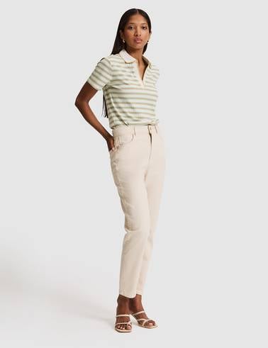 Mint Slim Fit Polo Yaka Tişört