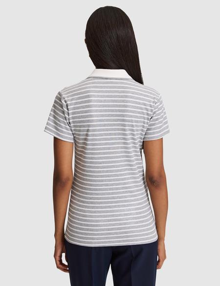 Gri Melanj Slim Fit Polo Yaka Tişört - 50326677012