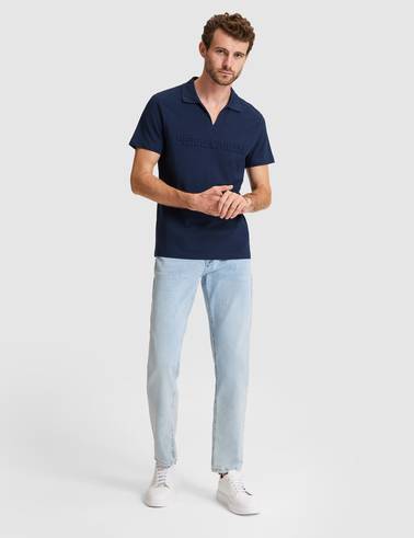 Lacivert Slim Fit Tişört