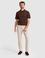 Bej Slim Fit Basic Kanvas Pantolon