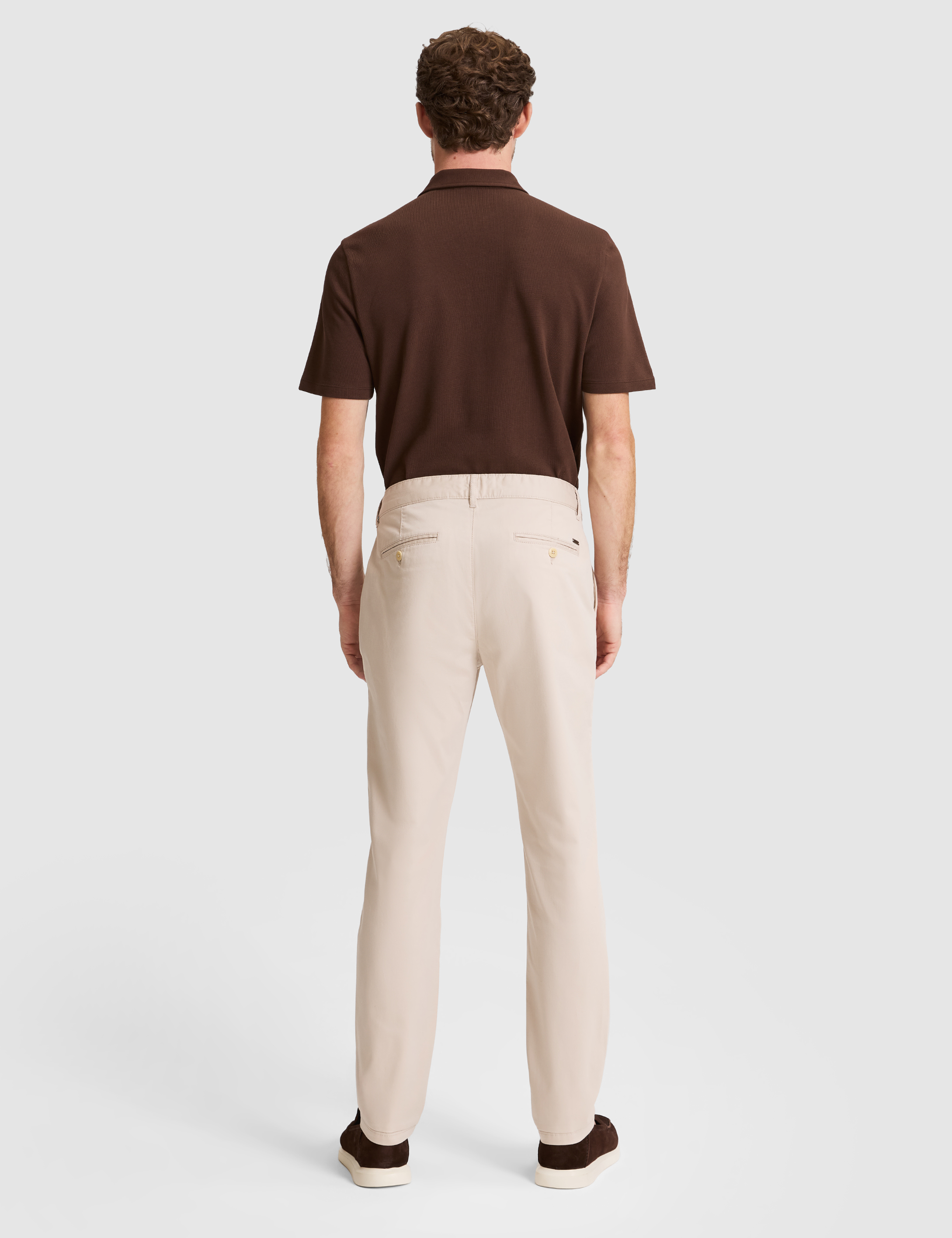 Bej Slim Fit Basic Kanvas Pantolon - 50305450311