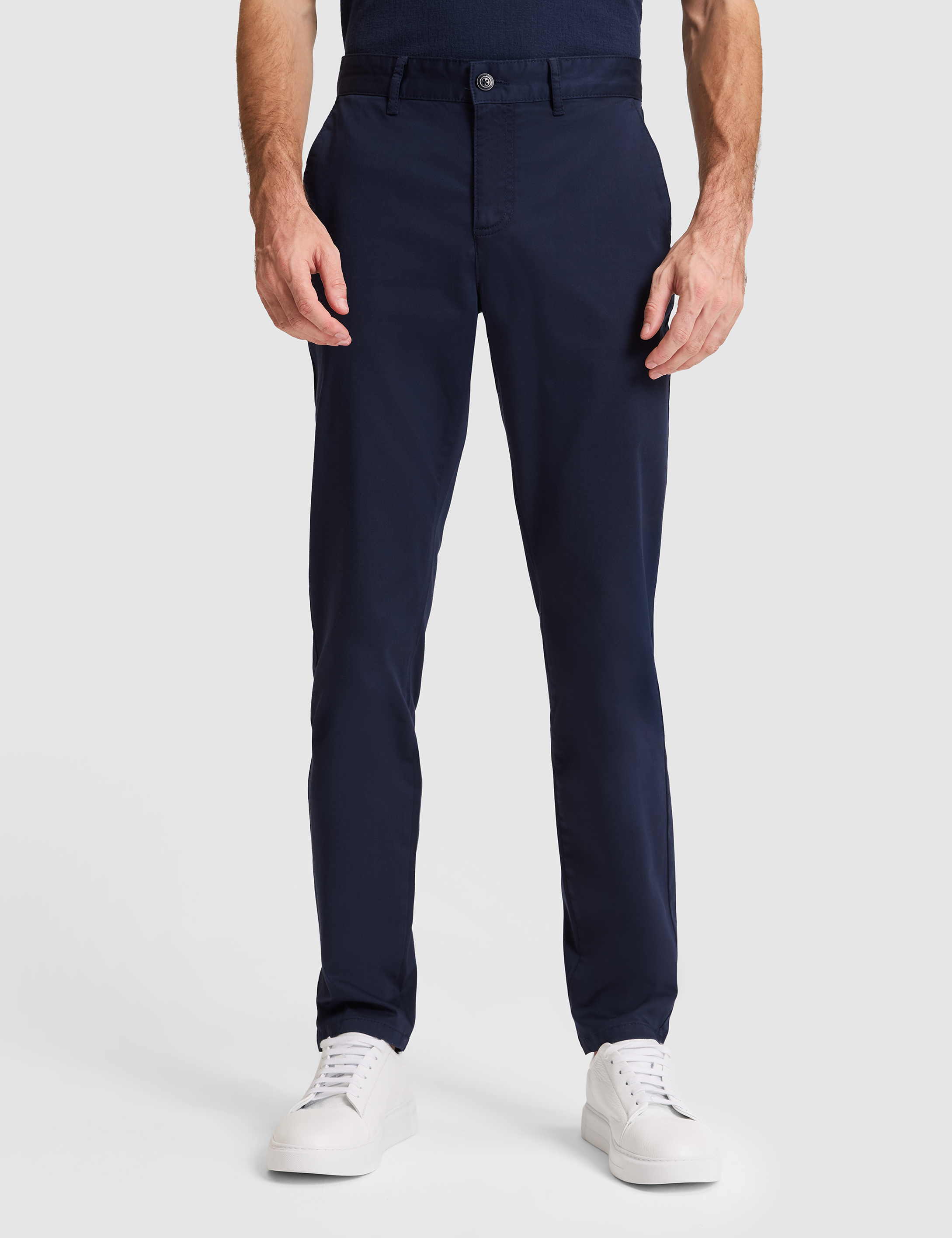 Lacivert Slim Fit Basic Kanvas Pantolon - 50305450275