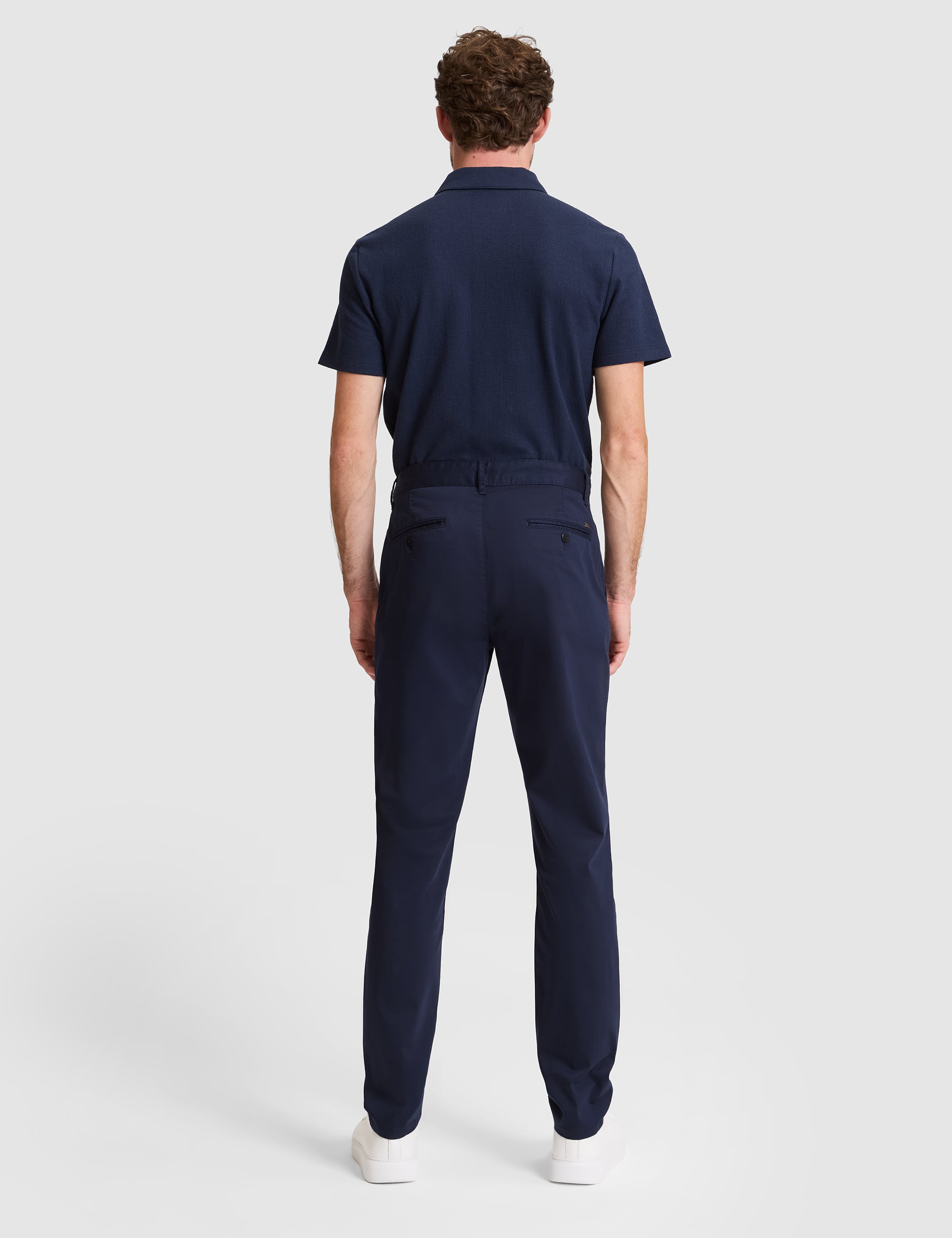 Lacivert Slim Fit Basic Kanvas Pantolon - 50305450275