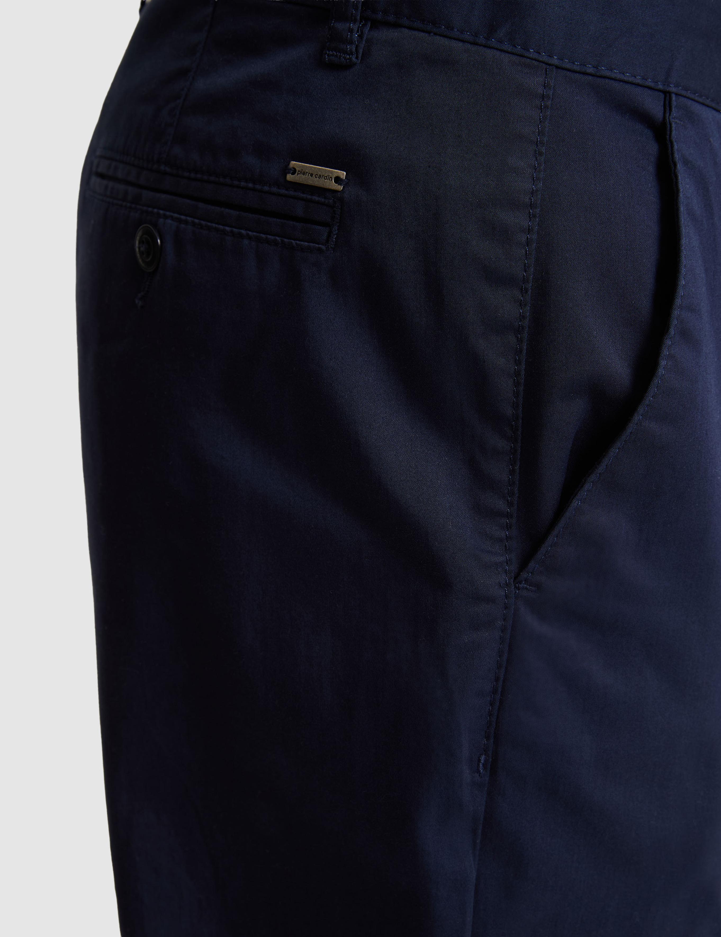 Lacivert Slim Fit Basic Kanvas Pantolon