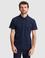 Lacivert Slim Fit Düğmeli Polo Yaka Tişört