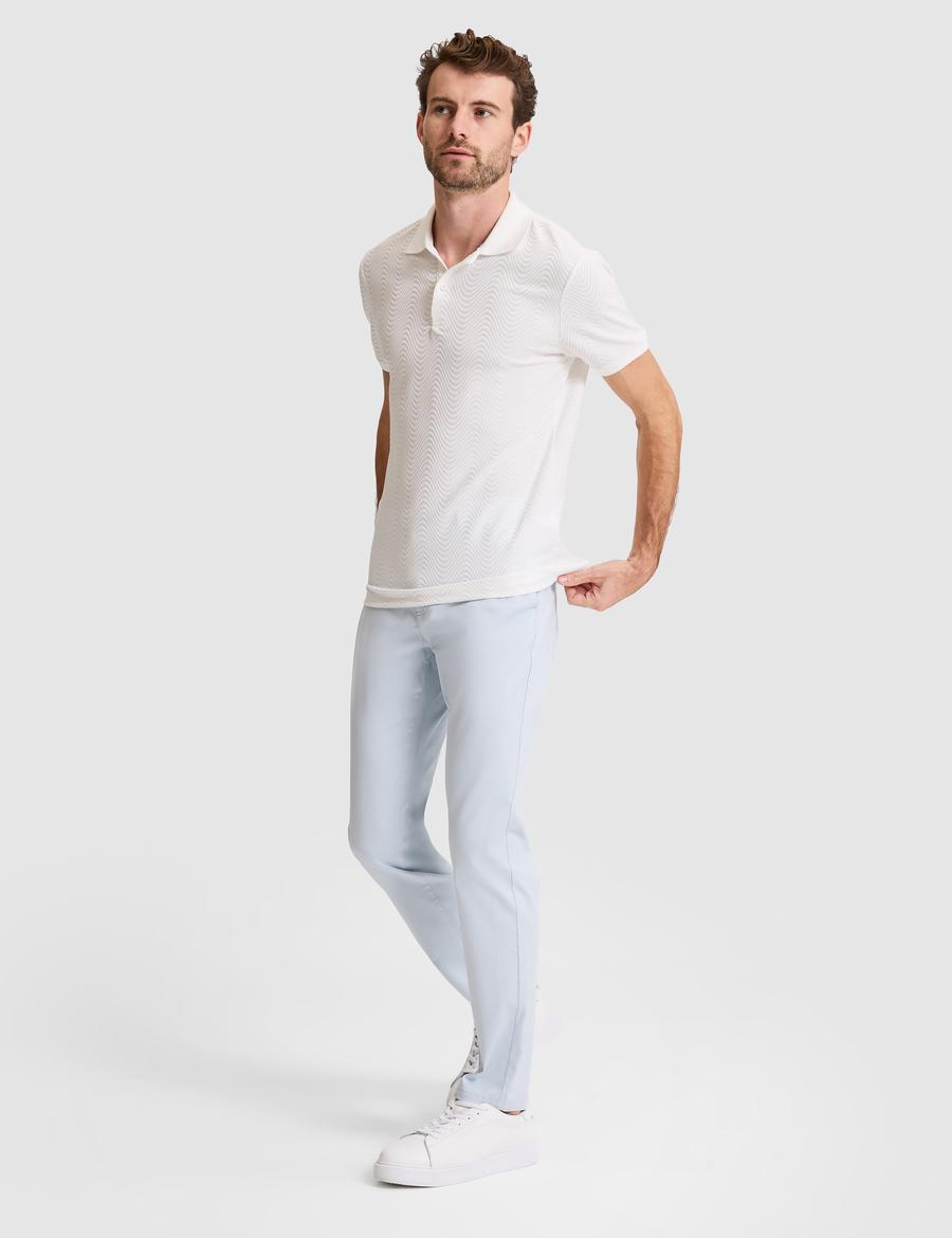 Açık Mavi Slim Fit Basic Kanvas Pantolon