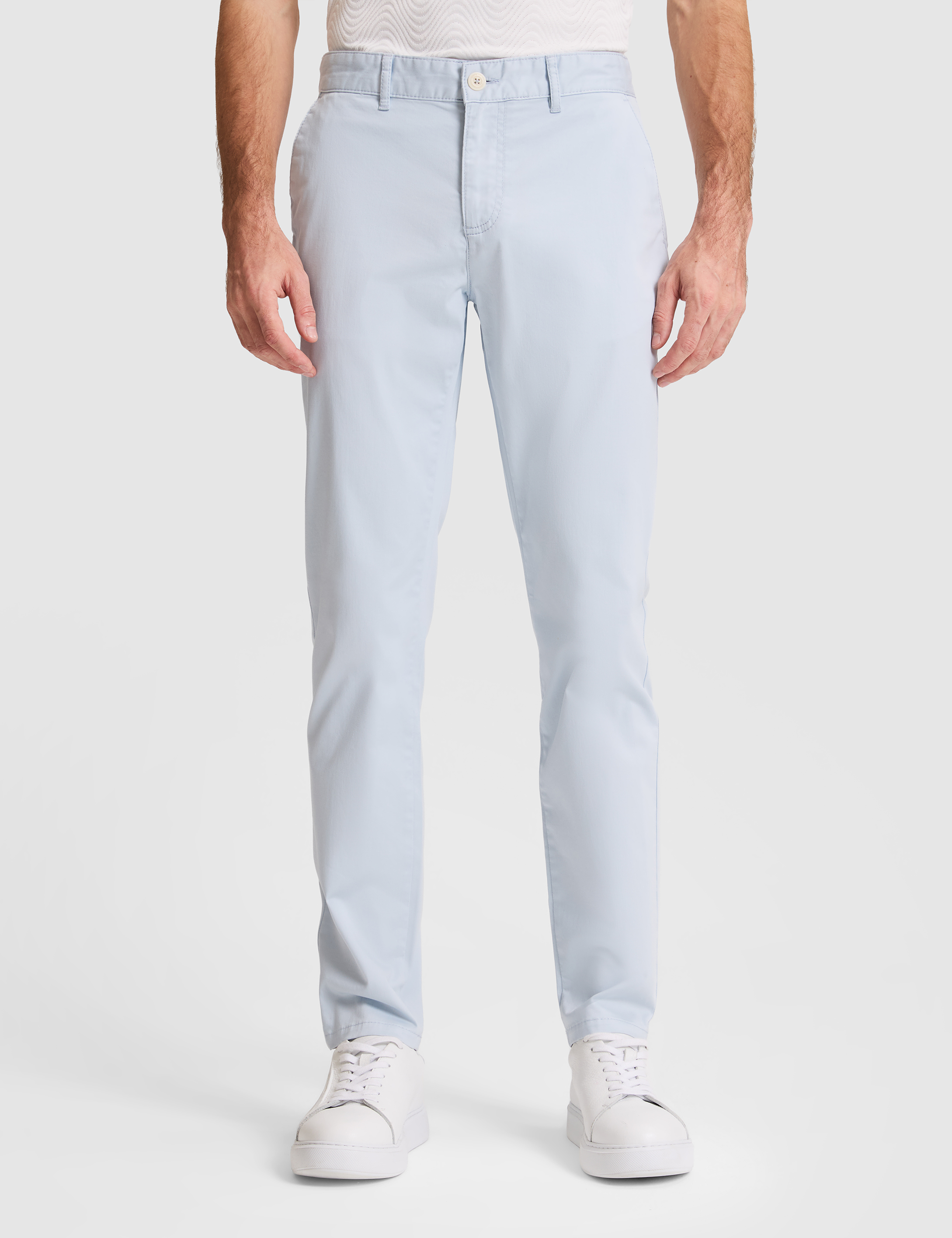 Açık Mavi Slim Fit Basic Kanvas Pantolon - 50305450197