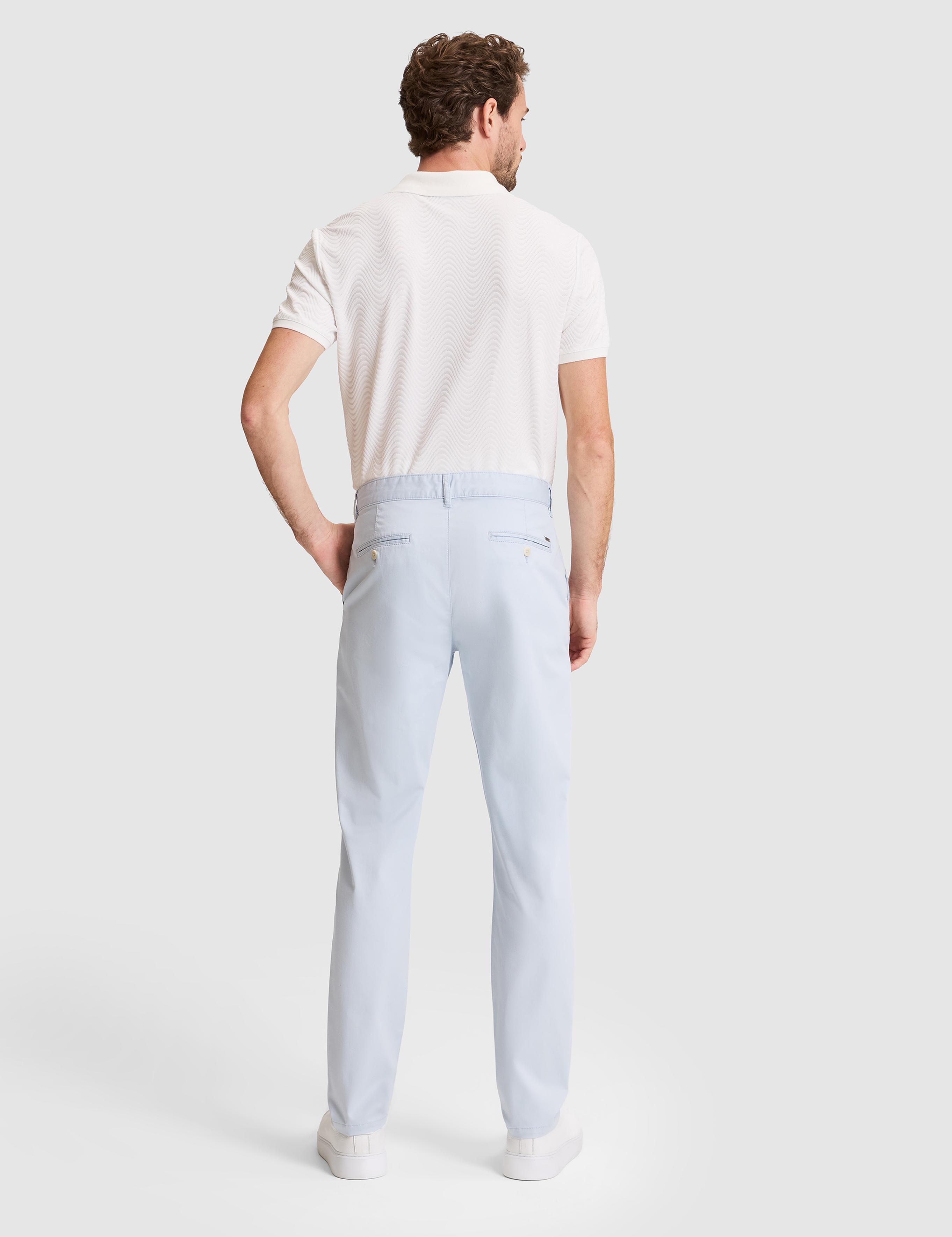 Açık Mavi Slim Fit Basic Kanvas Pantolon