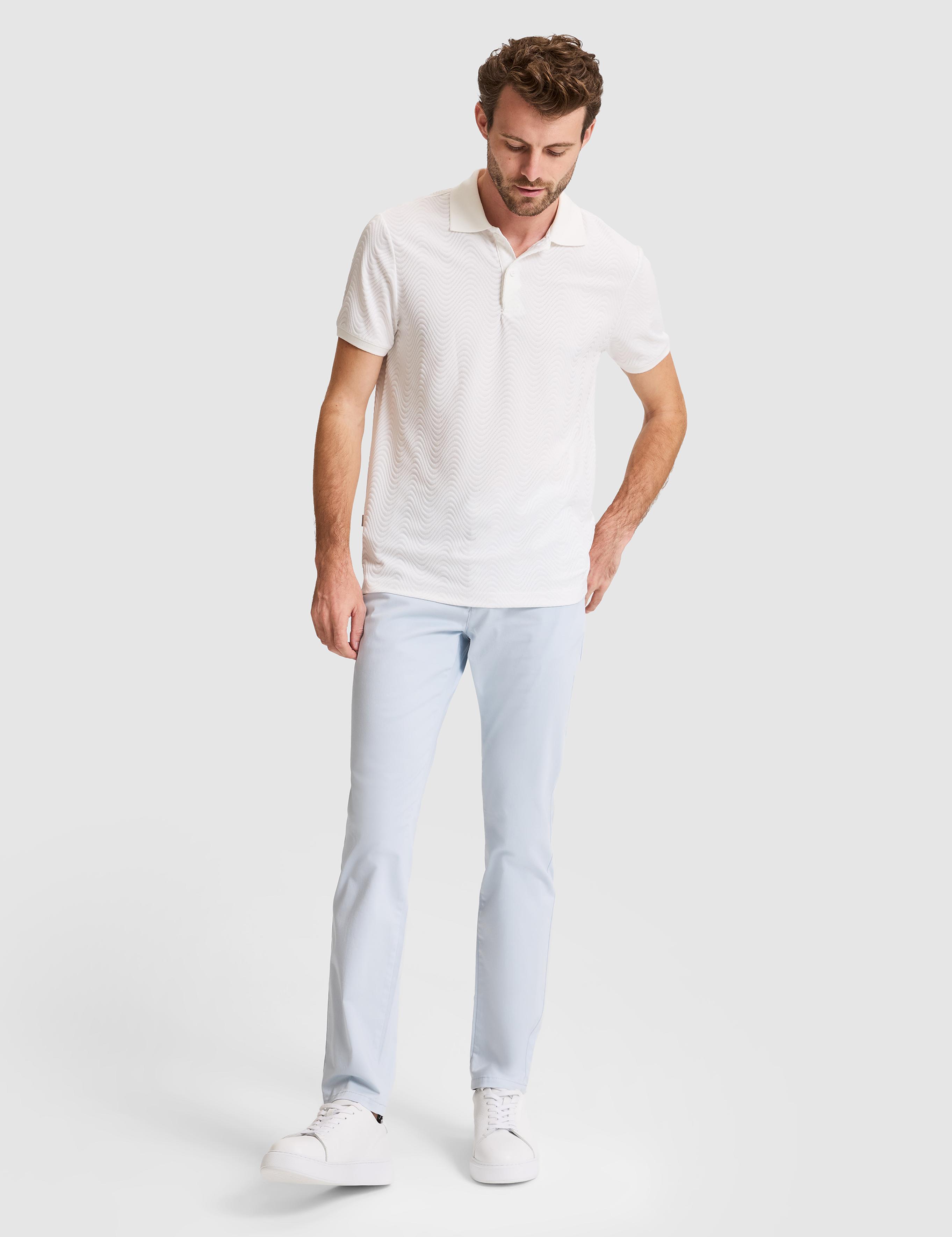 Açık Mavi Slim Fit Basic Kanvas Pantolon