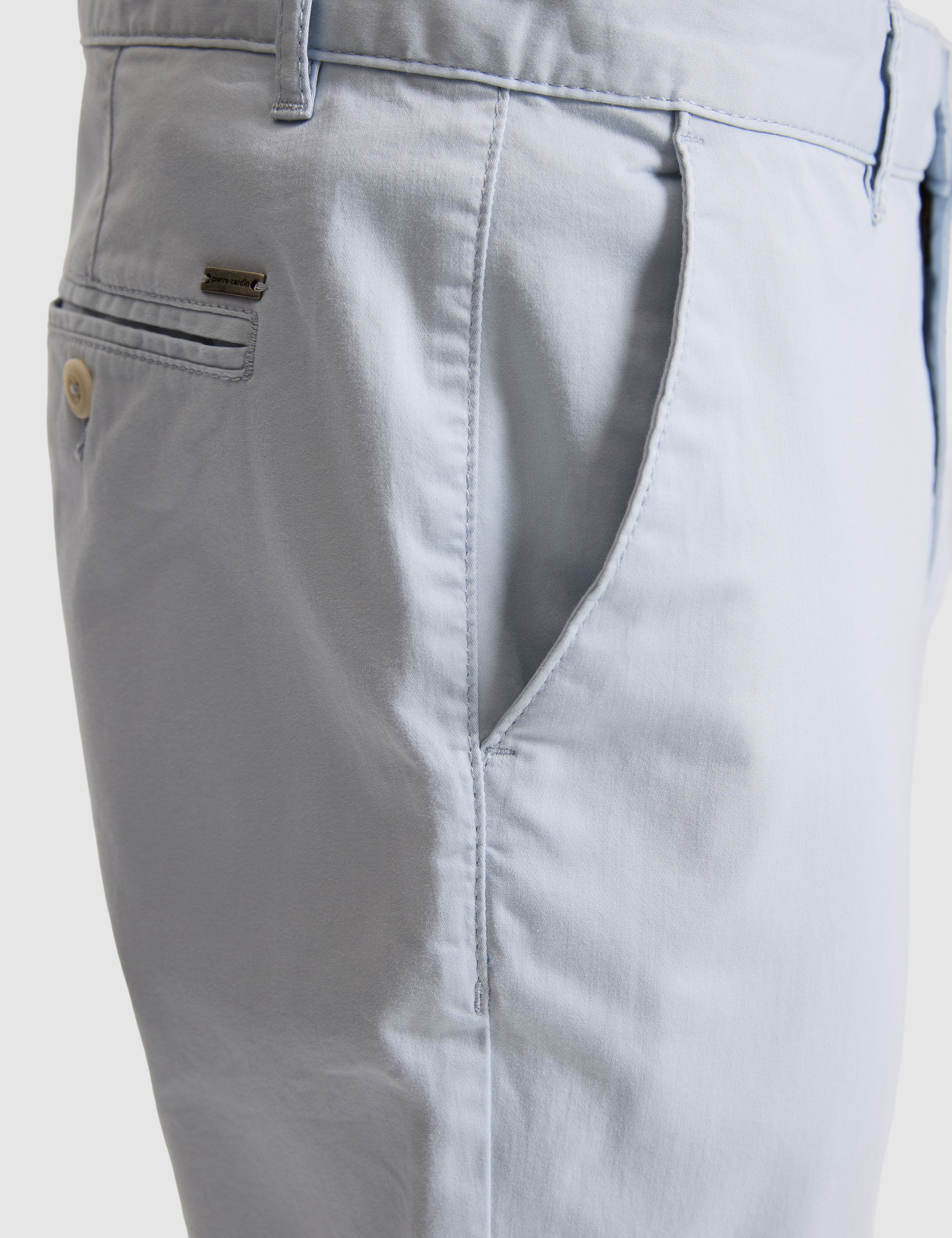 Açık Mavi Slim Fit Basic Kanvas Pantolon - 50305450197