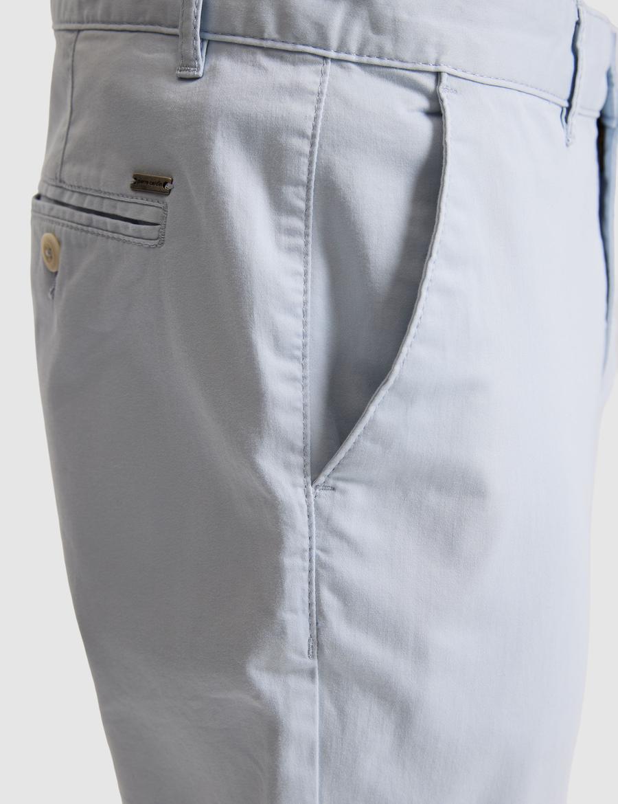 Açık Mavi Slim Fit Basic Kanvas Pantolon
