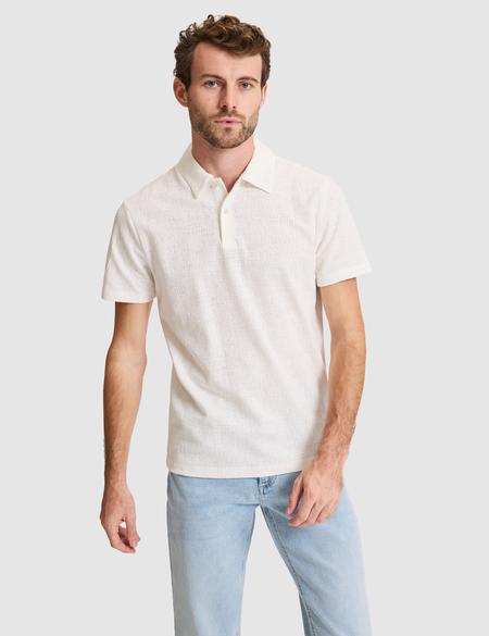 Ekru Slim Fit Düğmeli Polo Yaka Tişört - 50307581032