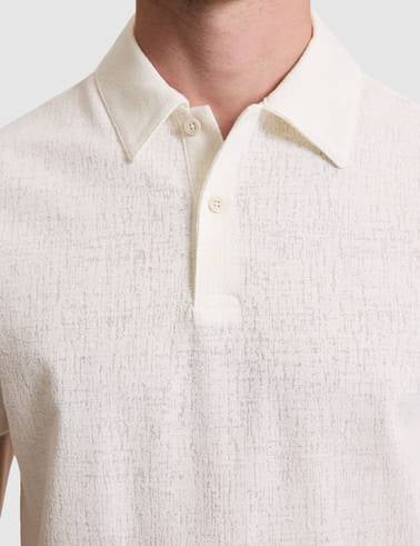 Ekru Slim Fit Polo Yaka Tişört