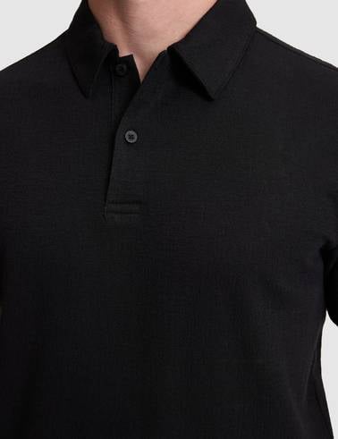 Siyah Slim Fit Polo Yaka Tişört