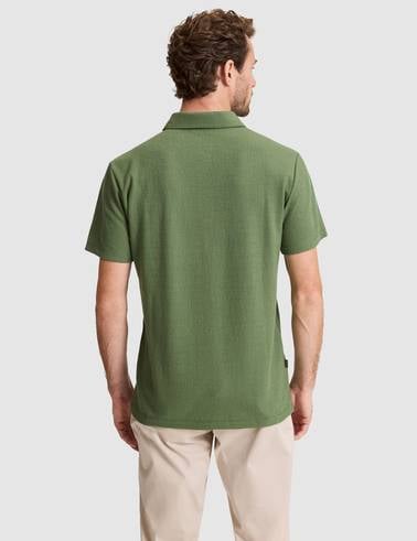 Haki Slim Fit Polo Yaka Tişört