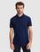 Lacivert Slim Fit Düğmeli Polo Yaka Tişört