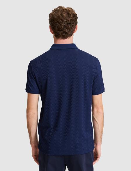 Lacivert Slim Fit Düğmeli Polo Yaka Tişört - 50310233016