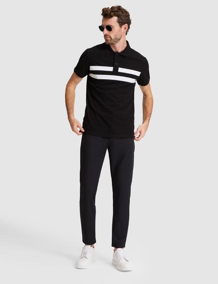 Siyah Slim Fit %100 Pamuk Düğmeli Polo Yaka Tişört - 50310154010