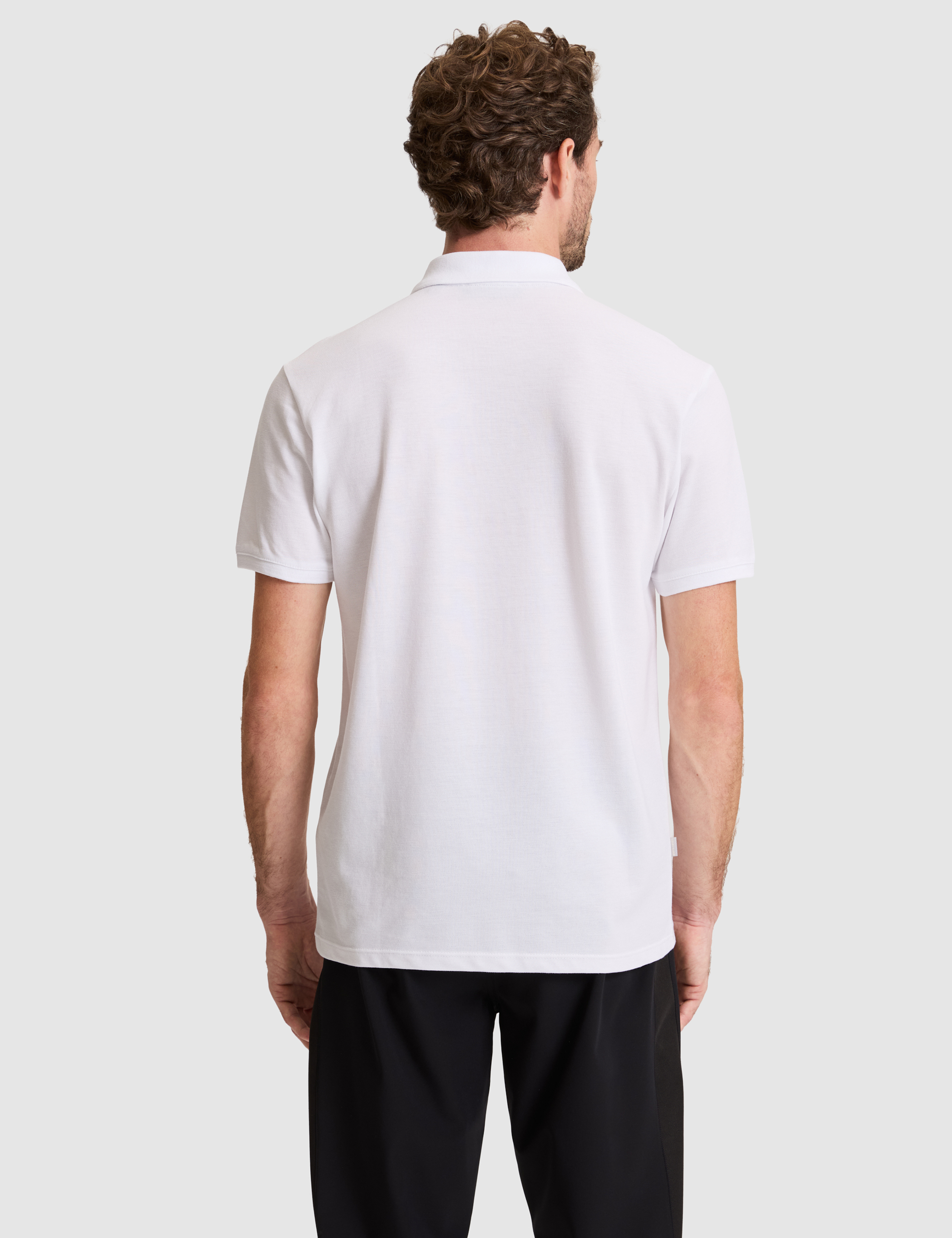 Beyaz Slim Fit %100 Pamuk Düğmeli Polo Yaka Tişört - 50310154028