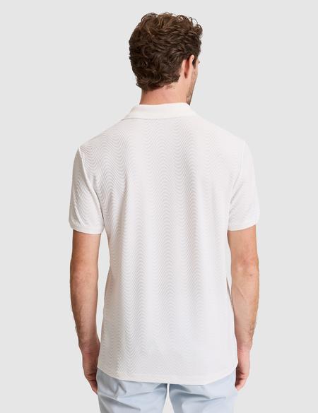 Beyaz Slim Fit Düğmeli Polo Yaka Tişört - 50310233001