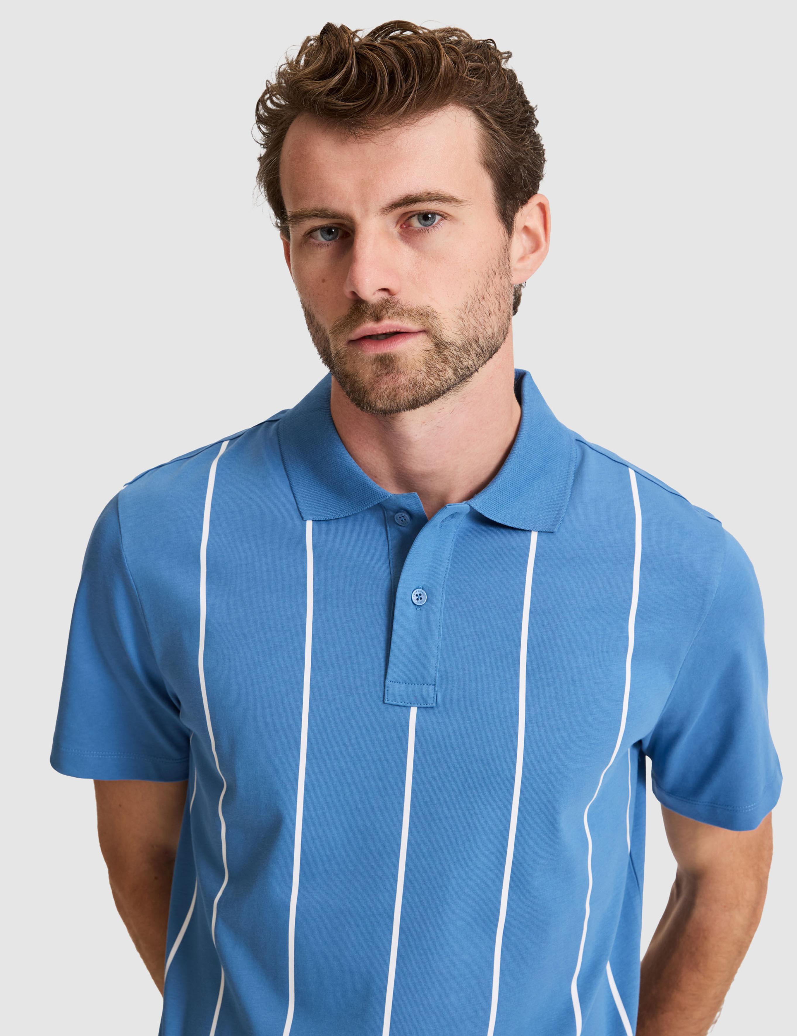 Mavi Regular Fit %100 Pamuk Düğmeli Polo Yaka Tişört
