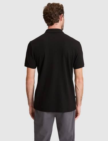 Siyah Slim Fit Polo Yaka Tişört