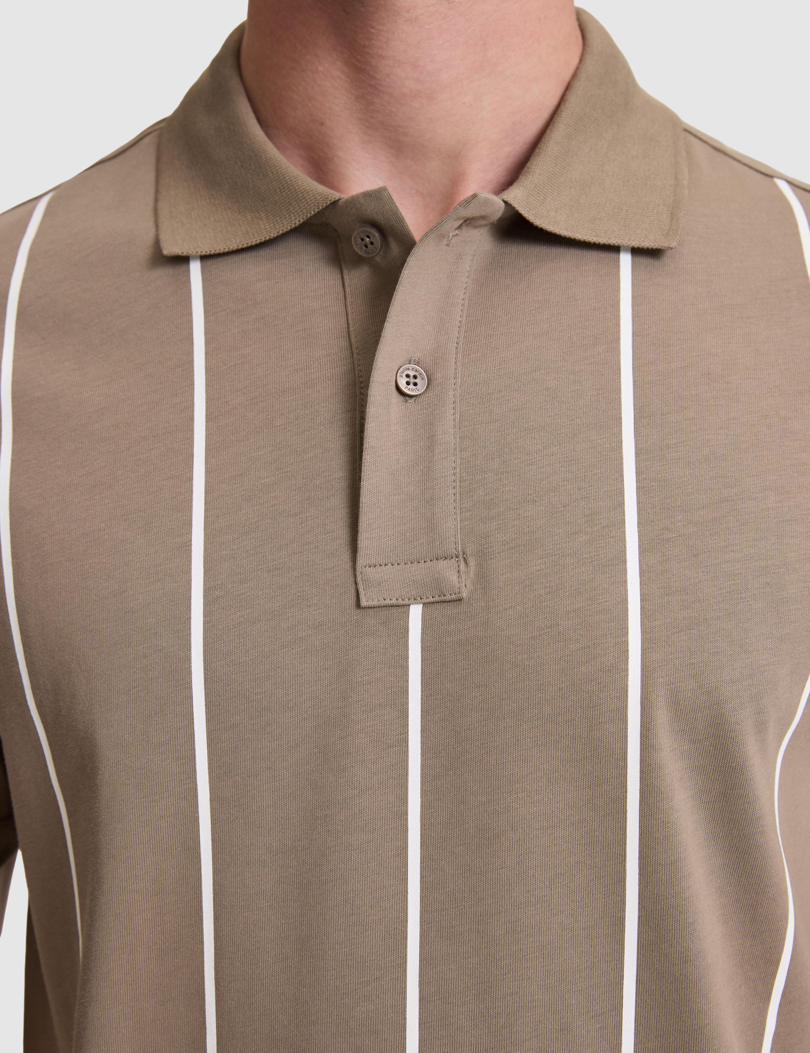 Koyu Vizon Regular Fit %100 Pamuk Düğmeli Polo Yaka Tişört