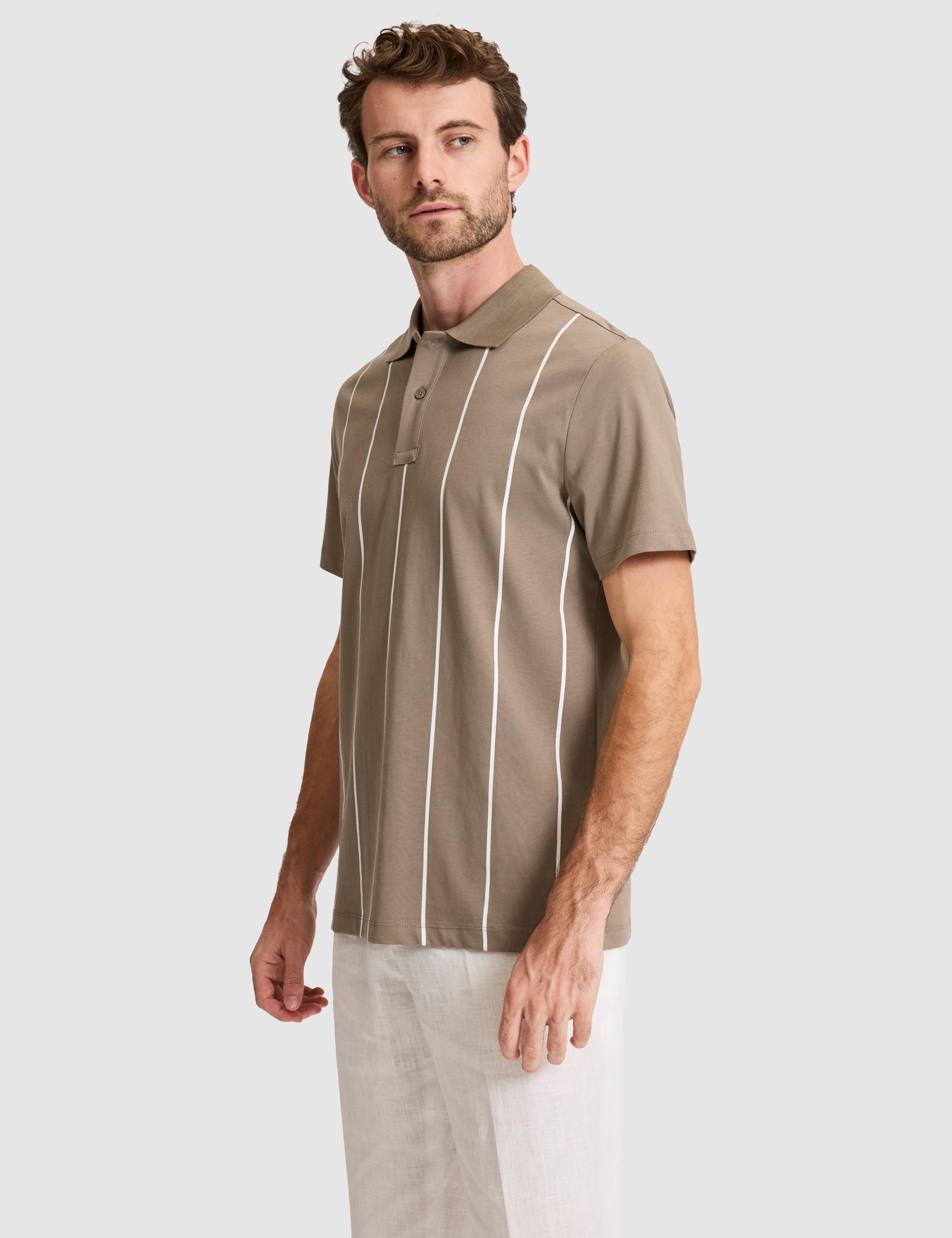 Koyu Vizon Regular Fit %100 Pamuk Düğmeli Polo Yaka Tişört
