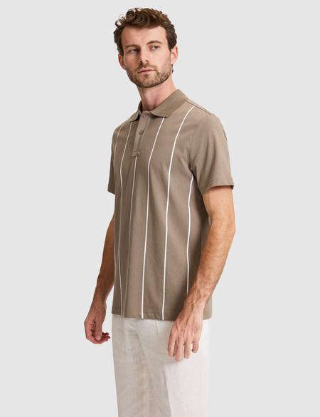 Koyu Vizon Regular Fit %100 Pamuk Düğmeli Polo Yaka Tişört - 50310158014