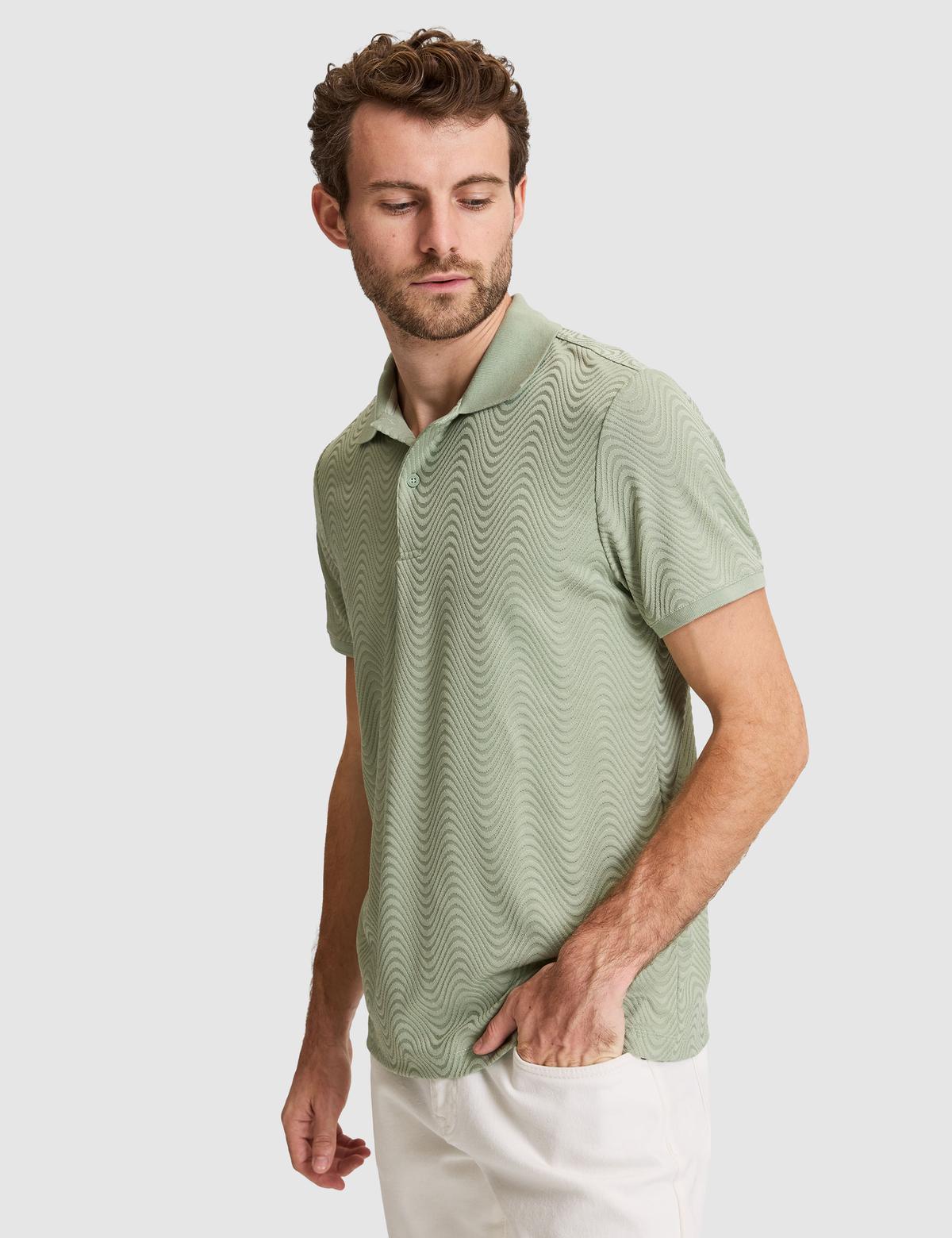 Çağla Slim Fit Düğmeli Polo Yaka Tişört - 50310233023