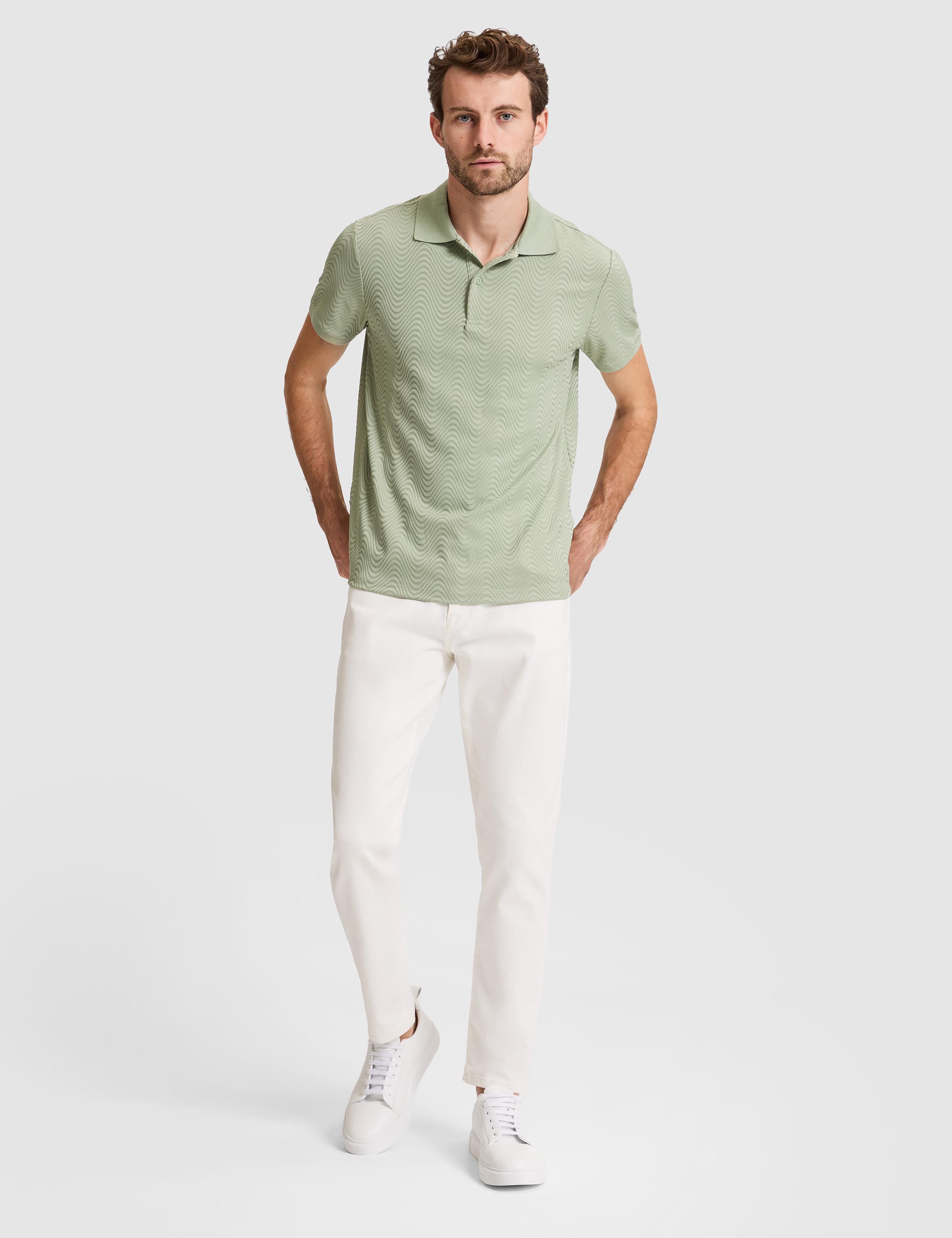 Çağla Slim Fit Düğmeli Polo Yaka Tişört