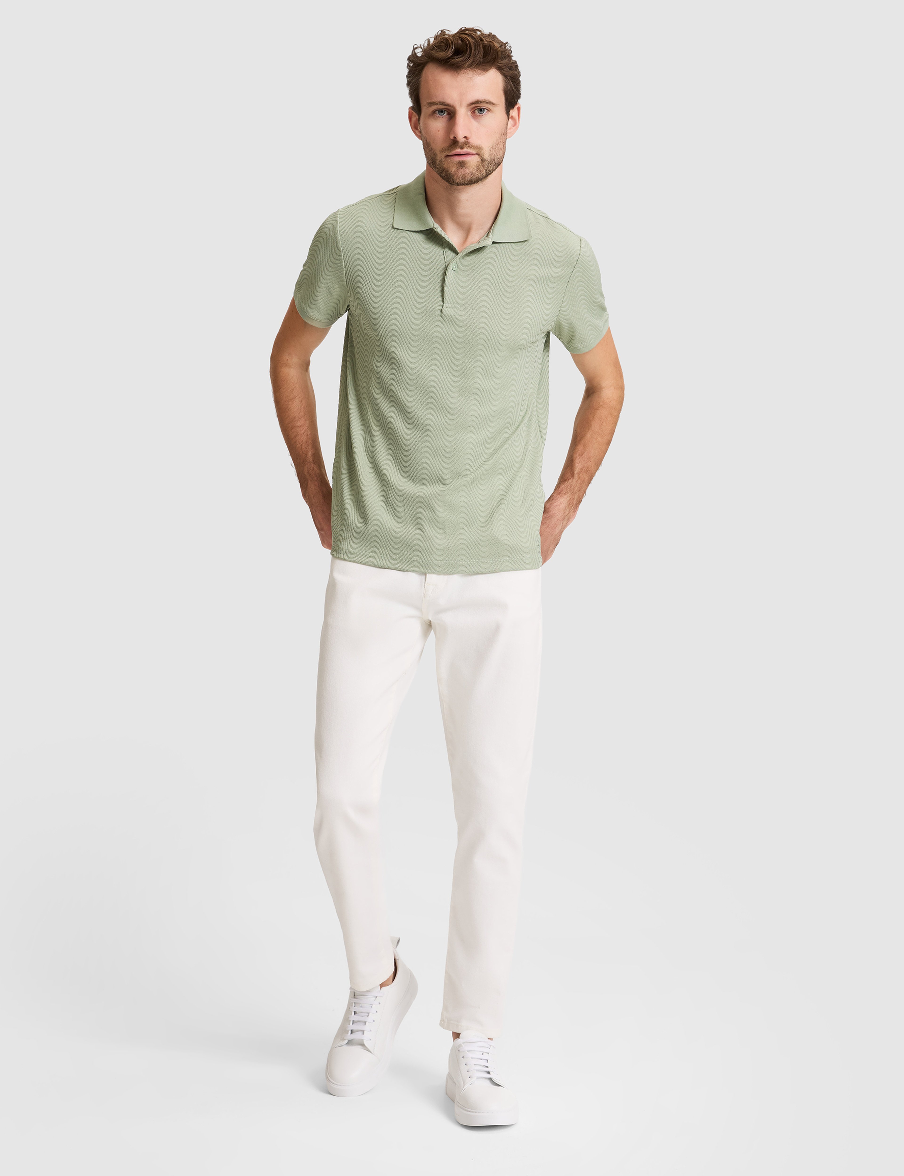 Çağla Slim Fit Polo Yaka Tişört