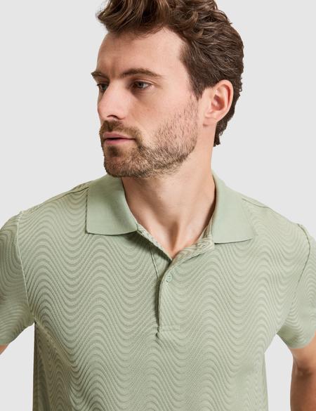 Çağla Slim Fit Düğmeli Polo Yaka Tişört - 50310233023