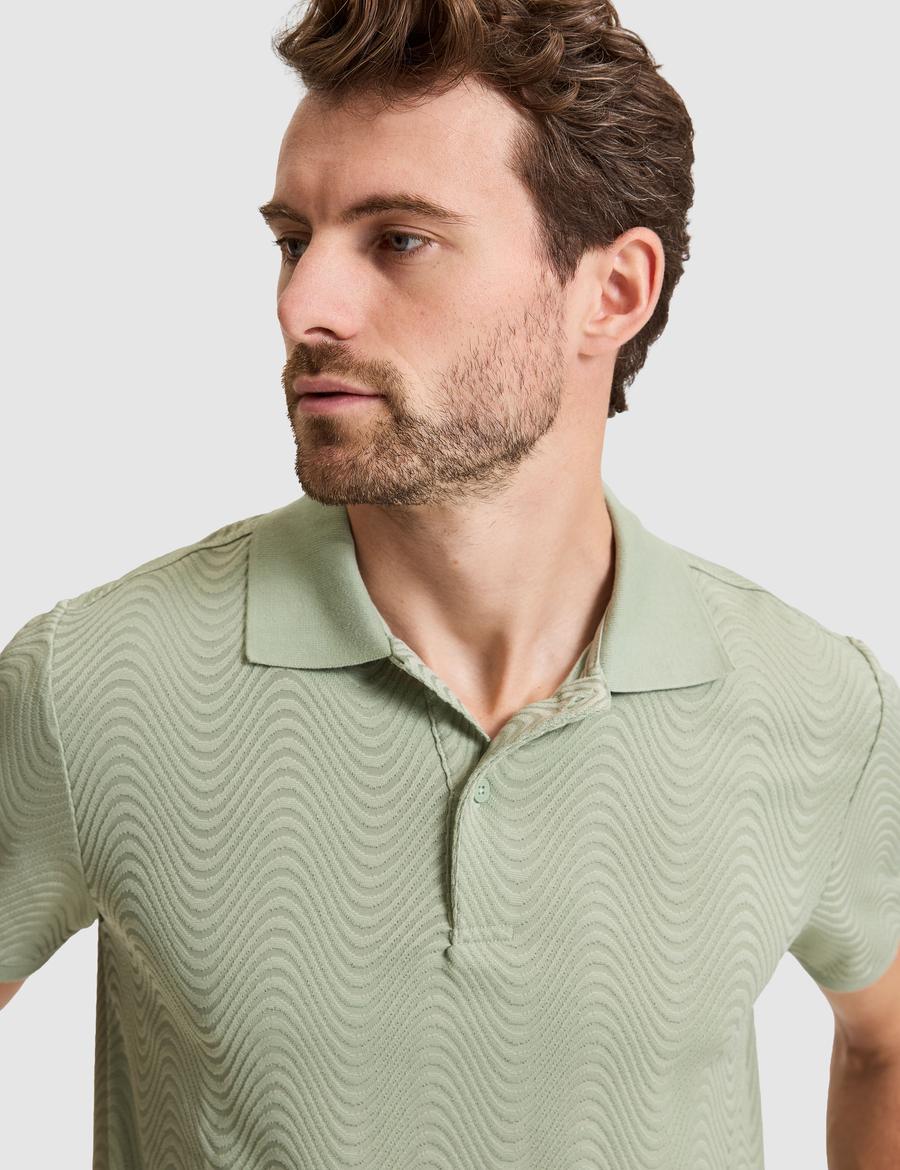 Çağla Slim Fit Düğmeli Polo Yaka Tişört