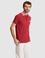 Nar Çiçeği Slim Fit %100 Pamuk Düğmeli Polo Yaka Tişört