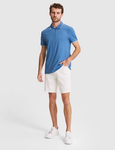 Koyu Mavi Slim Fit Polo Yaka Tişört
