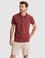Nar Slim Fit Örme Dokulu Düğmeli Polo Yaka Tişört