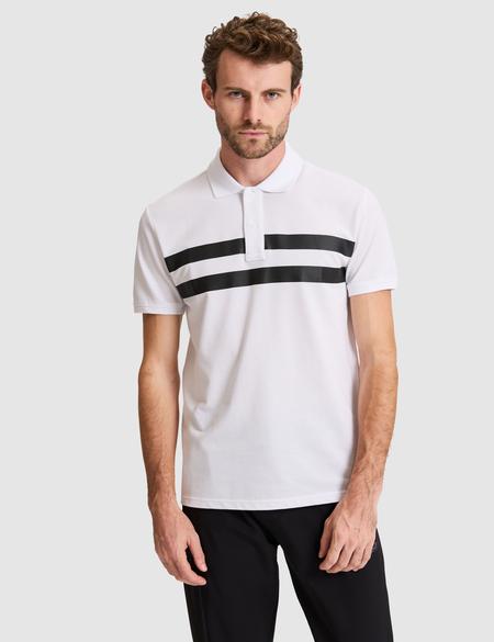 Beyaz Slim Fit %100 Pamuk Düğmeli Polo Yaka Tişört - 50310154028