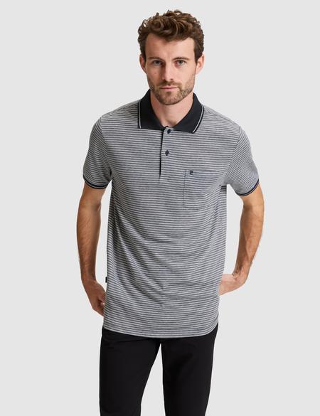 Siyah Regular Fit Düğmeli Polo Yaka Tişört - 50307848010