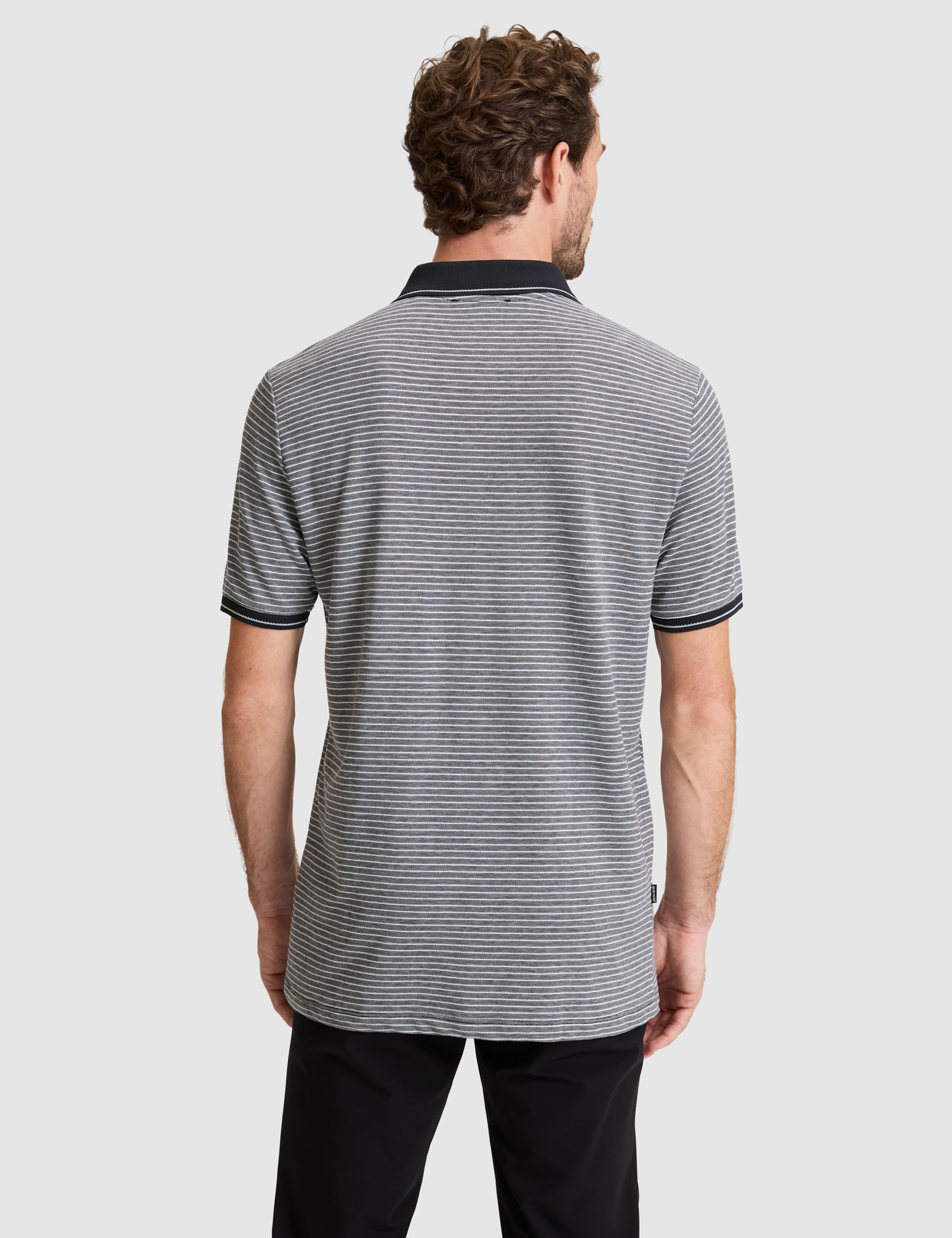 Siyah Regular Fit Düğmeli Polo Yaka Tişört - 50307848010