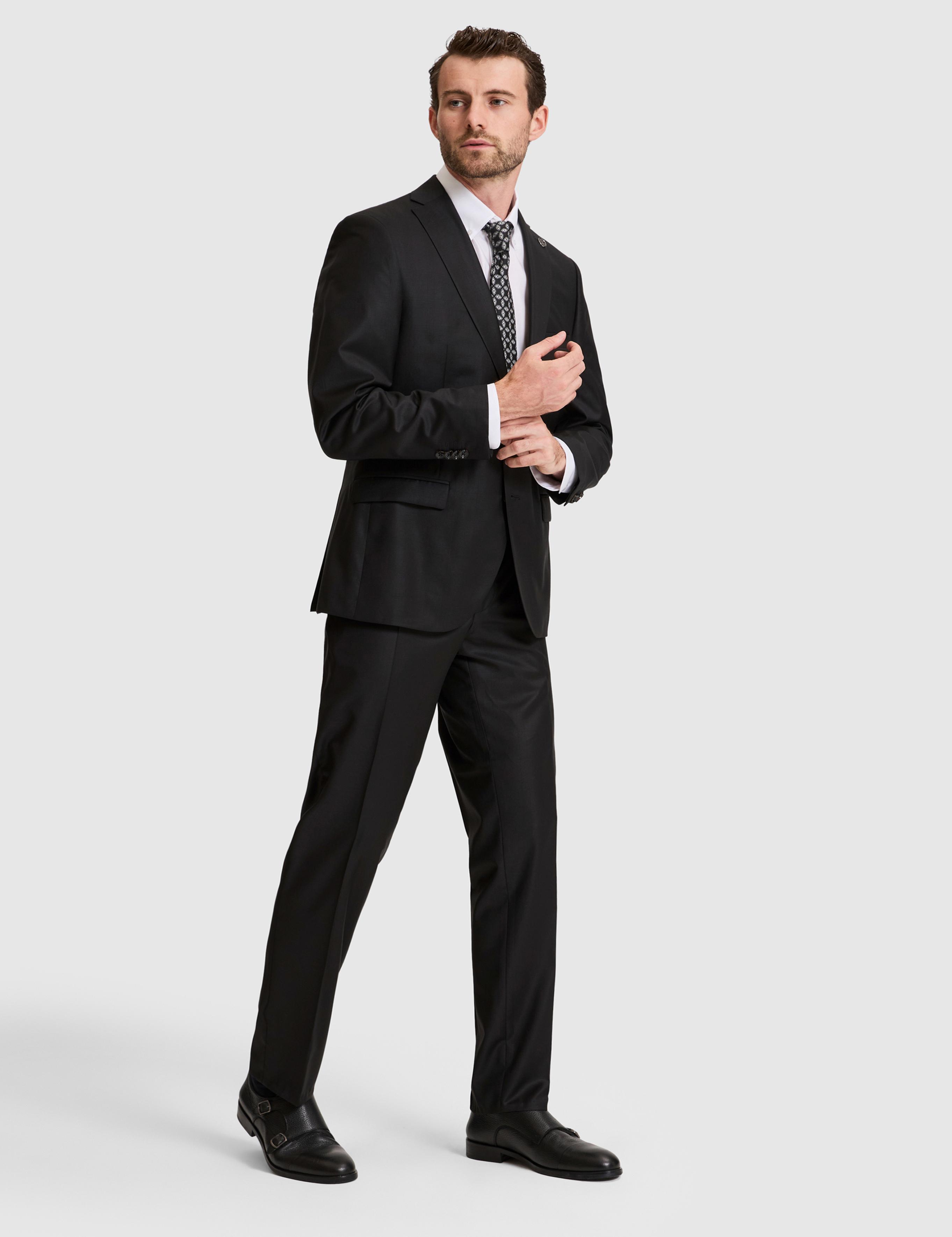 Siyah Slim Fit Takım Elbise