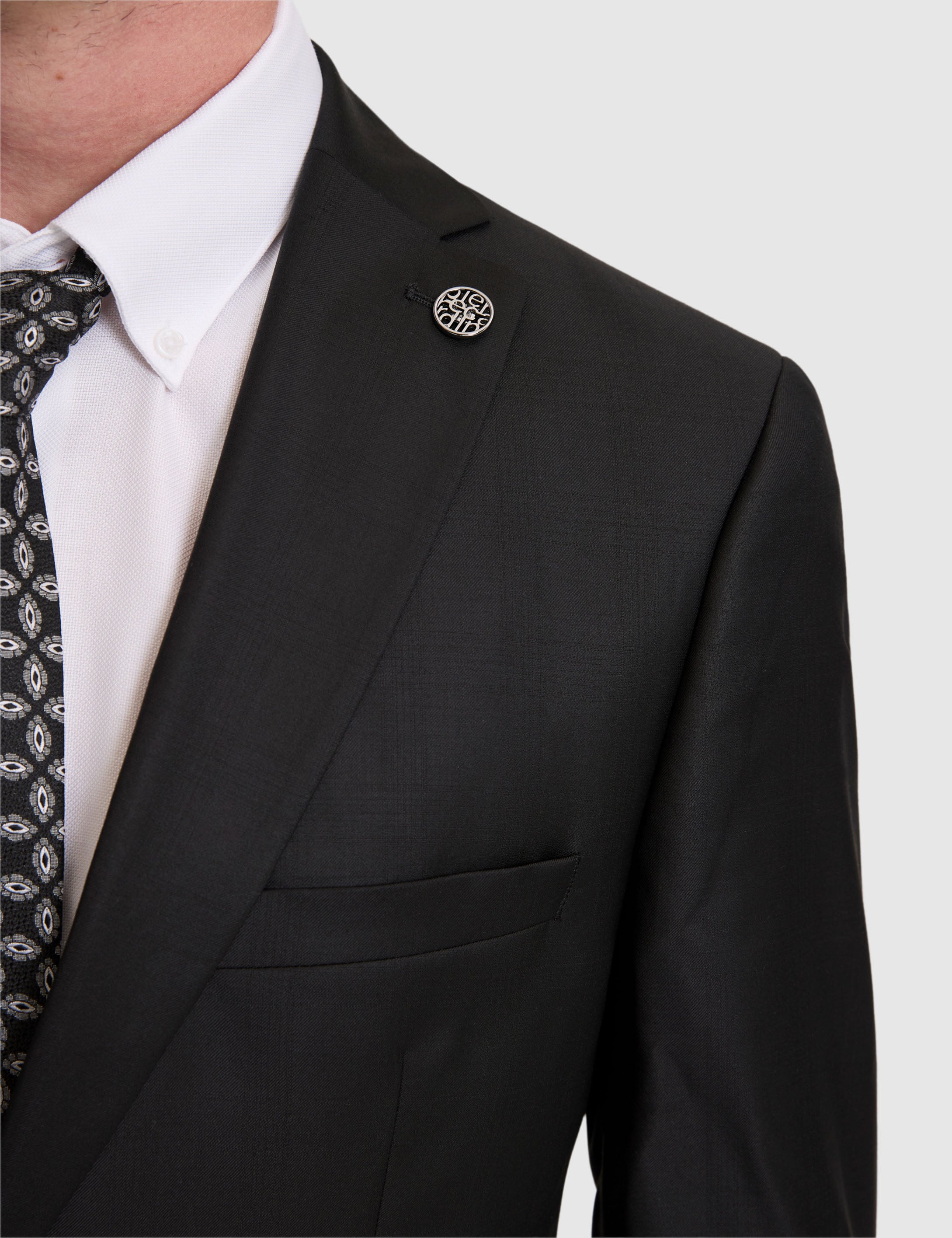 Siyah Slim Fit Takım Elbise