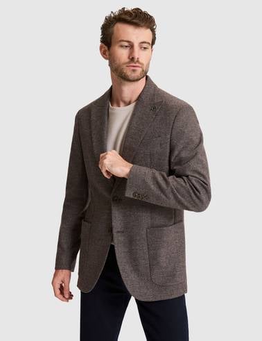 Koyu Kahverengi Slim Fit Ceket