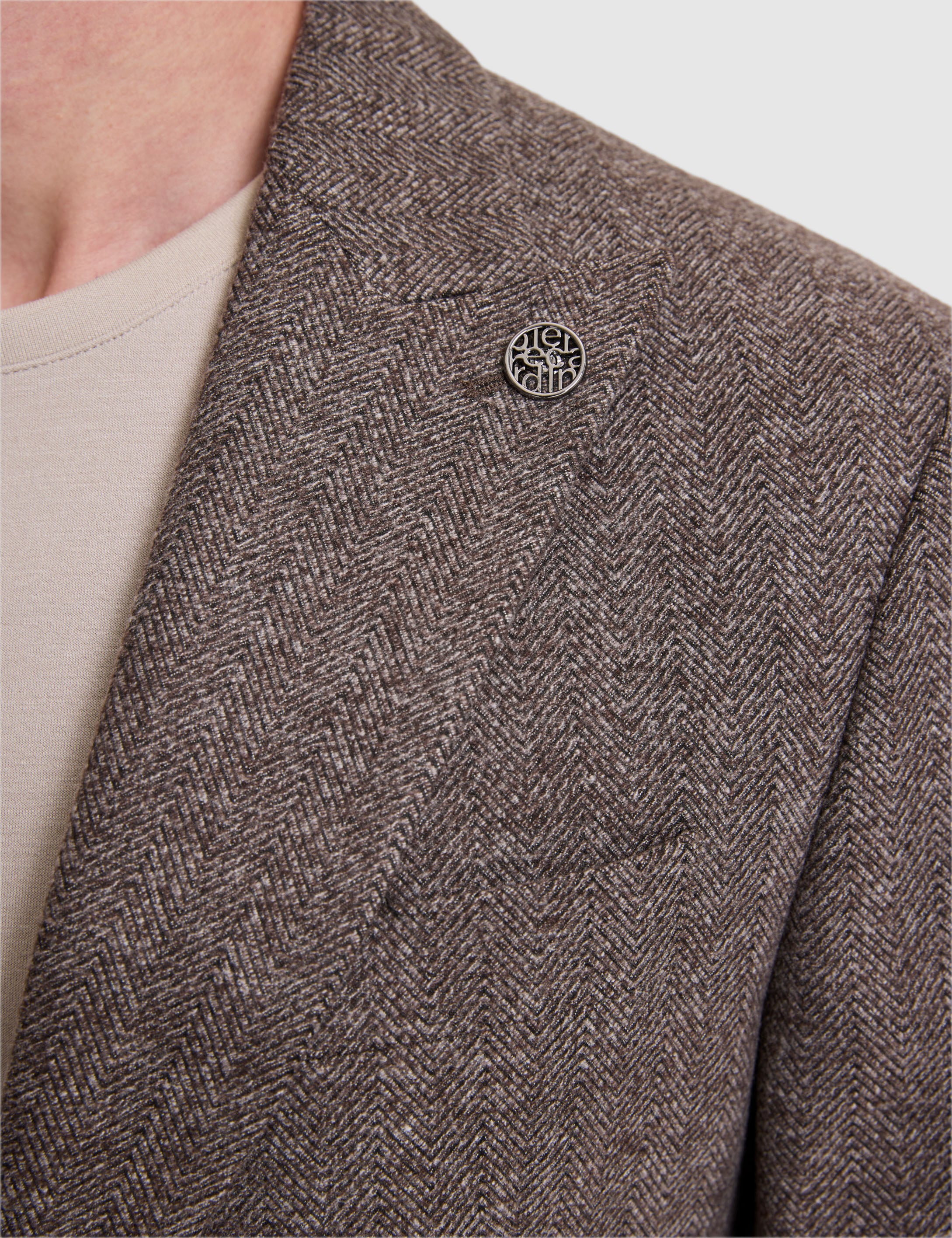 Koyu Kahverengi Slim Fit Ceket